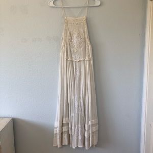 Free People White Midi Dress